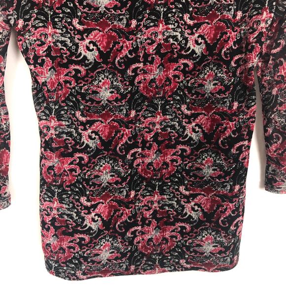 Y2K GNW Top Womens Medium Retro Floral Mesh Boho Fairygoth Whimsygoth Grunge - Picture 8 of 9